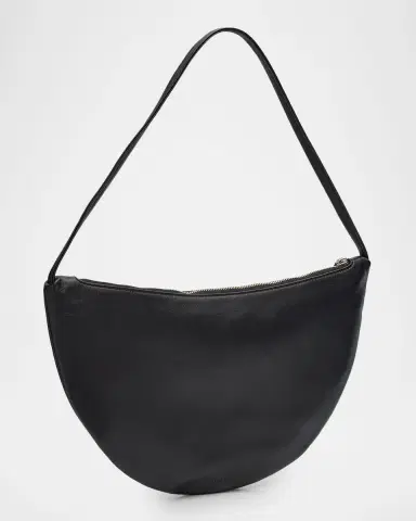 The Row Izzy Small Crescent Shoulder Bag in Leather | Thumbnail 7 The Row Izzy Small Crescent Shoulder Bag in Leather | Thumbnail 7