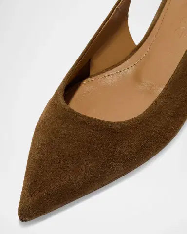 Aeyde Annora Kid Suede Slingback Flats | Thumbnail 4 Aeyde Annora Kid Suede Slingback Flats | Thumbnail 4