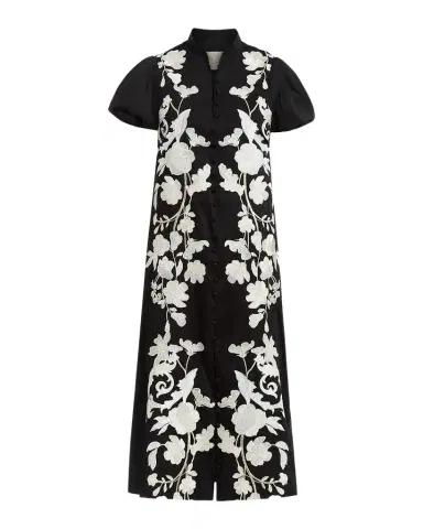Mestiza New York Elliana Embroidered Applique Midi Dress | Thumbnail 1 Mestiza New York Elliana Embroidered Applique Midi Dress | Thumbnail 1