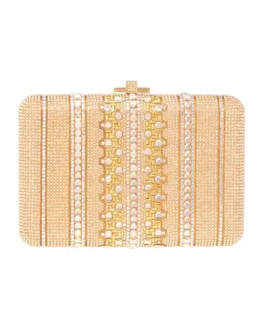 Judith Leiber Couture Lattice Crystal Slim Clutch Bag | Thumbnail 1 Judith Leiber Couture Lattice Crystal Slim Clutch Bag | Thumbnail 1
