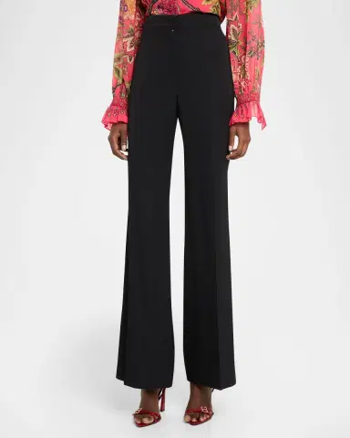 Stella McCartney Flare-Leg Wool Pants | Thumbnail 4