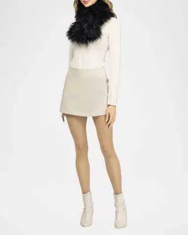 Gorski Select Lamb Shearling Pull-Through Scarf | Thumbnail 2