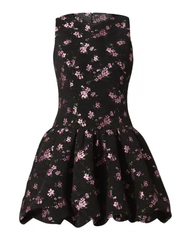 Shoshanna Raffaella Velvet Jacquard Bubble Mini Dress | Thumbnail 1 Shoshanna Raffaella Velvet Jacquard Bubble Mini Dress | Thumbnail 1