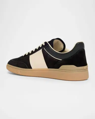 Valentino Garavani Men's Upvillage Leather Low-Top Sneakers | Thumbnail 2 Valentino Garavani Men's Upvillage Leather Low-Top Sneakers | Thumbnail 2