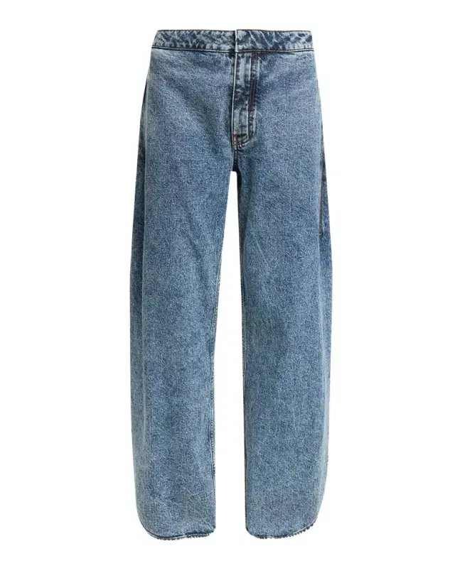 ALAÏA Denim Petal Pants