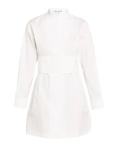 Alaïa Cummerbund Mini Shirtdress | Thumbnail 1