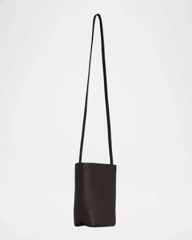 The Row Park North-South Crossbody Tote Bag in Leather | Thumbnail 2 The Row Park North-South Crossbody Tote Bag in Leather | Thumbnail 2