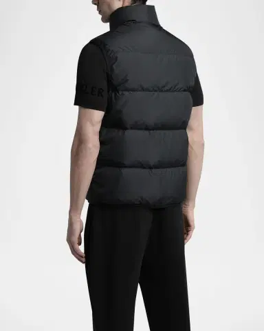 Moncler Men's Gabas Short Sleeve Padded Vest | Thumbnail 3 Moncler Men's Gabas Short Sleeve Padded Vest | Thumbnail 3