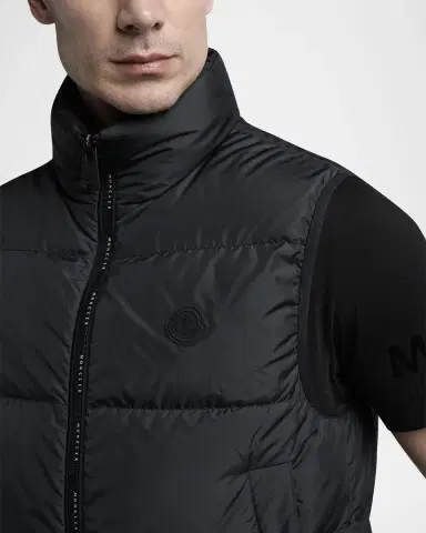 Moncler Men's Gabas Short Sleeve Padded Vest | Thumbnail 5 Moncler Men's Gabas Short Sleeve Padded Vest | Thumbnail 5