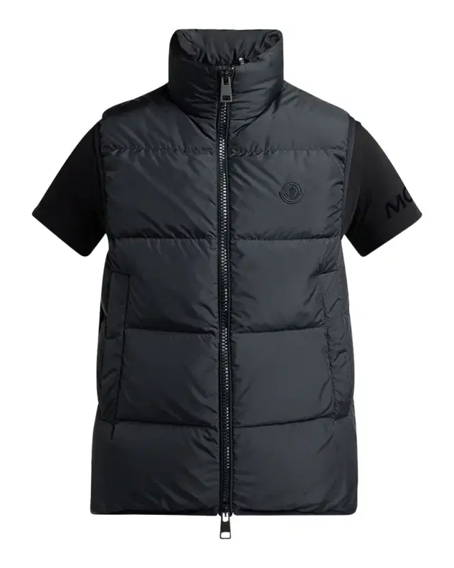 Moncler Men 's Gabas Short Sleeve Padded Vest