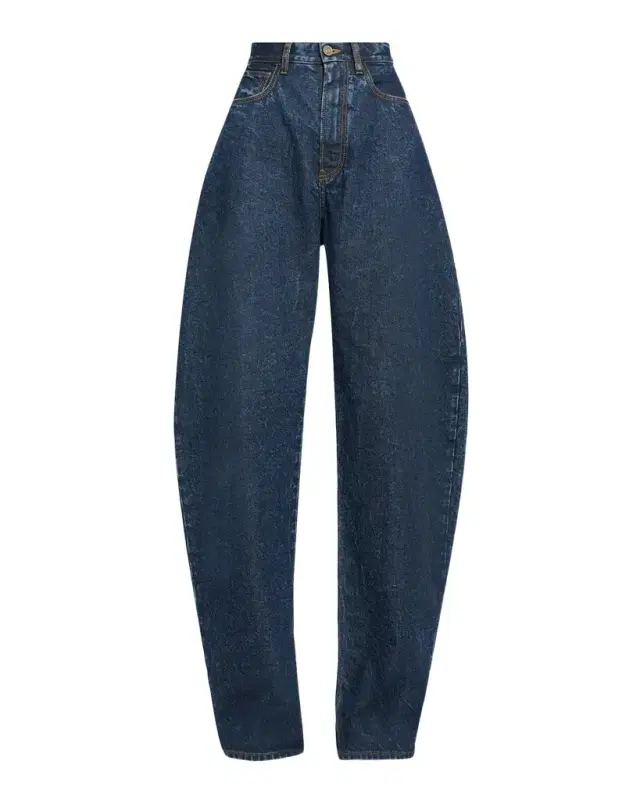 ALAÏA Round Denim Pants