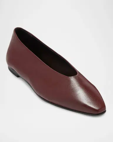 Aeyde Betty Nappa Leather Ballerina Flats | Thumbnail 3