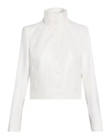 Courrèges Textured Vinyl Crop Jacket | Thumbnail 1