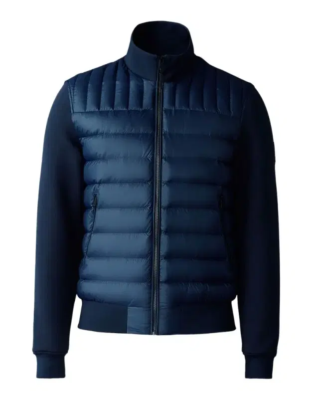 Mackage Men's Collin-R Down Mixed Media Bomber Jacket