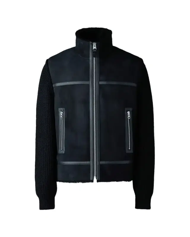 Mackage Men's Jonathan Mixed-Media Shearling Jacket
