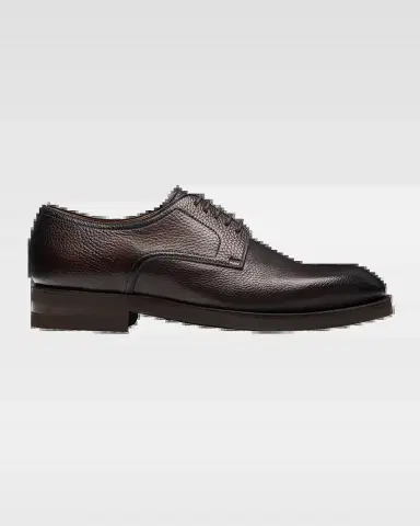 Magnanni Men's Melich III Grained Leather Rubber-Sole Derby Shoes | Thumbnail 2