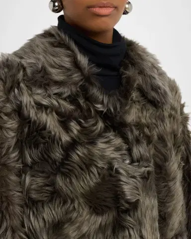 Yves Salomon Short Lamb Shearling Jacket | Thumbnail 5