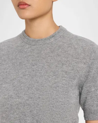 Jil Sander Wool Knit Short-Sleeve T-Shirt | Thumbnail 5 Jil Sander Wool Knit Short-Sleeve T-Shirt | Thumbnail 5