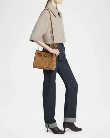 Bottega Veneta Small Andiamo Suede Tote Bag | Thumbnail 6 Bottega Veneta Small Andiamo Suede Tote Bag | Thumbnail 6
