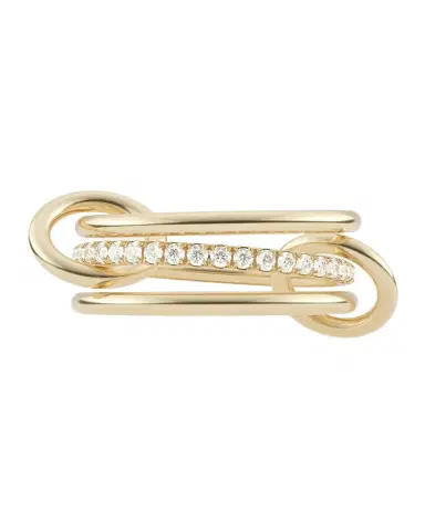 Spinelli Kilcollin 18K Yellow Gold Sonny 3 Link Ring | Thumbnail 1