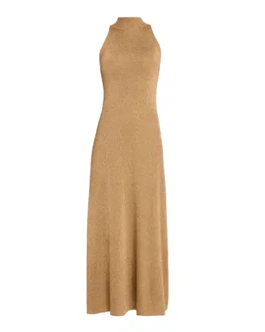Altuzarra Mitzi Metallic Mock-Neck Midi Dress | Thumbnail 1