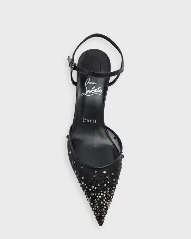 Christian Louboutin 60mm Miss Z Riviera Strass Mesh Pumps | Thumbnail 4 Christian Louboutin 60mm Miss Z Riviera Strass Mesh Pumps | Thumbnail 4