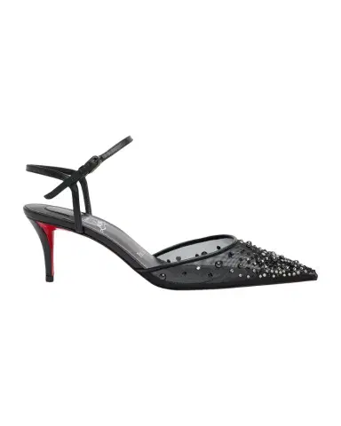 Christian Louboutin 60mm Miss Z Riviera Strass Mesh Pumps | Thumbnail 1 Christian Louboutin 60mm Miss Z Riviera Strass Mesh Pumps | Thumbnail 1