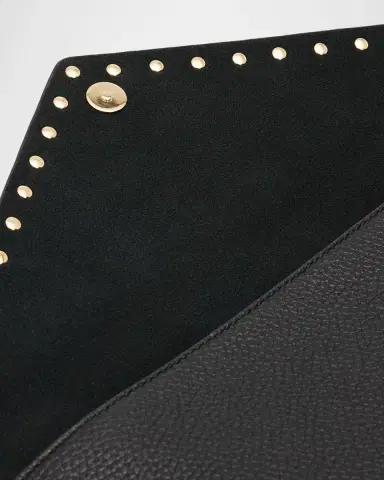 Valentino Garavani Large Rockstud Leather Flat Pouch Bag | Thumbnail 10 Valentino Garavani Large Rockstud Leather Flat Pouch Bag | Thumbnail 10