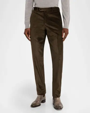 ZANELLA Men's Parker Stretch Corduroy Trousers | Thumbnail 4