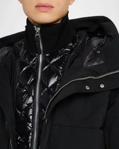 Mackage Men's Werner-Z Quilted Down Parka with Removable Bib | Thumbnail 5