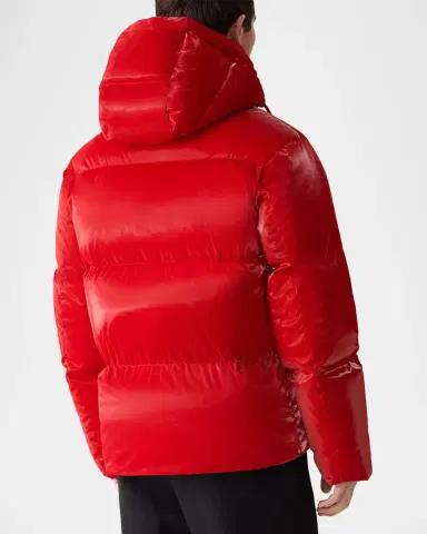 Mackage Men 's Kent-Glo High-Gloss Hooded Down Jacket | Thumbnail 3 Mackage Men 's Kent-Glo High-Gloss Hooded Down Jacket | Thumbnail 3