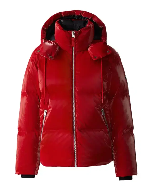 Mackage Men 's Kent-Glo High-Gloss Hooded Down Jacket