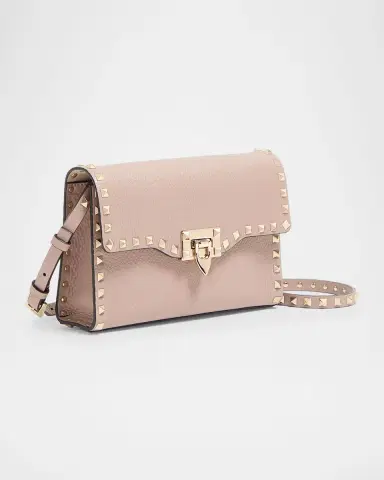 Valentino Garavani Rockstud Small Leather Crossbody Bag | Thumbnail 3 Valentino Garavani Rockstud Small Leather Crossbody Bag | Thumbnail 3