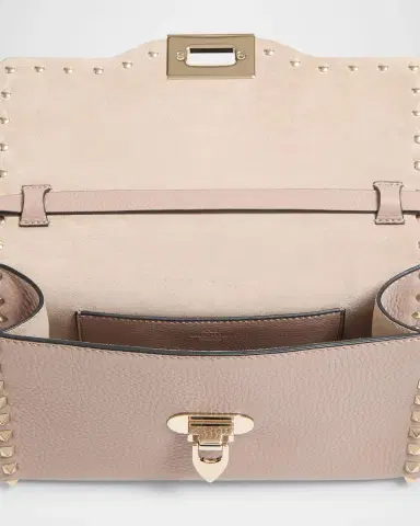 Valentino Garavani Rockstud Small Leather Crossbody Bag | Thumbnail 4 Valentino Garavani Rockstud Small Leather Crossbody Bag | Thumbnail 4