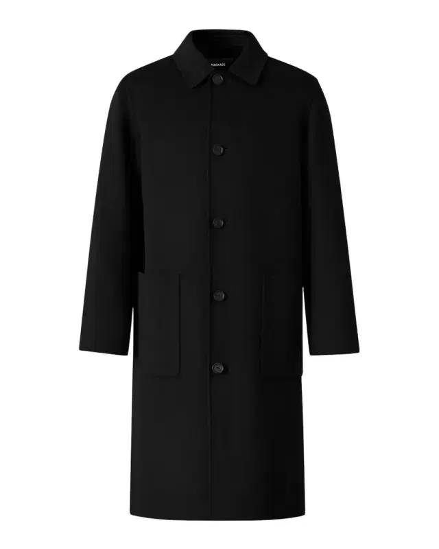 Mackage Men's Beckett Handmade Wool Overcoat
