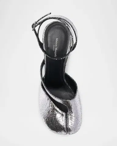 Maison Margiela Tabi Broken Mirror Leather Split-Toe Pumps | Thumbnail 4 Maison Margiela Tabi Broken Mirror Leather Split-Toe Pumps | Thumbnail 4