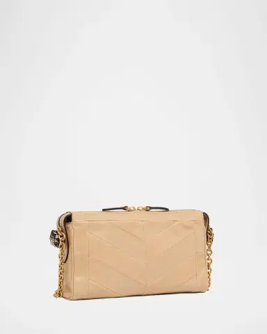 Valentino Garavani Small Chevron Patchwork Leather Shoulder Bag | Thumbnail 2 Valentino Garavani Small Chevron Patchwork Leather Shoulder Bag | Thumbnail 2