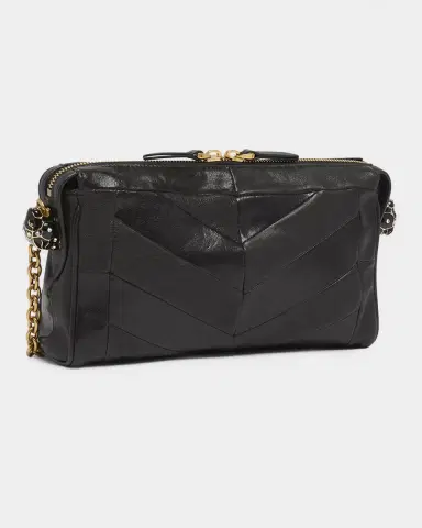Valentino Garavani Small Chevron Patchwork Leather Shoulder Bag | Thumbnail 7 Valentino Garavani Small Chevron Patchwork Leather Shoulder Bag | Thumbnail 7