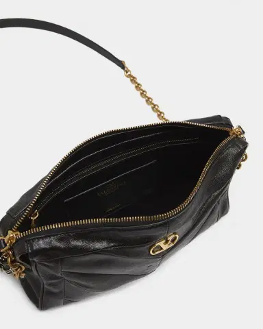 Valentino Garavani Small Chevron Patchwork Leather Shoulder Bag | Thumbnail 8 Valentino Garavani Small Chevron Patchwork Leather Shoulder Bag | Thumbnail 8
