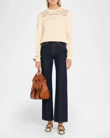 Ulla Johnson Charlotte Woven Leather Shoulder Bag | Thumbnail 3 Ulla Johnson Charlotte Woven Leather Shoulder Bag | Thumbnail 3