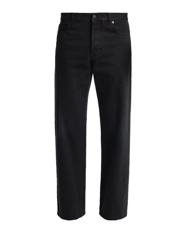 THE ROW Men 's Rossen Straight-Leg Black Denim Jeans