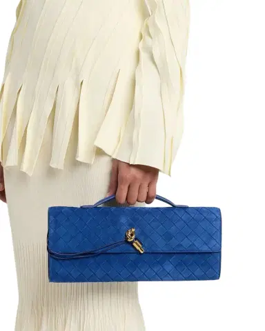 Bottega Veneta Andiamo Leather Clutch Bag | Thumbnail 1