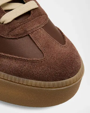Maison Margiela Replica Mixed Leather Platform Sneakers | Thumbnail 5 Maison Margiela Replica Mixed Leather Platform Sneakers | Thumbnail 5