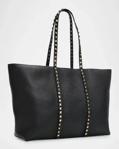 Valentino Garavani Rockstud Grain Leather Tote Bag | Thumbnail 7 Valentino Garavani Rockstud Grain Leather Tote Bag | Thumbnail 7