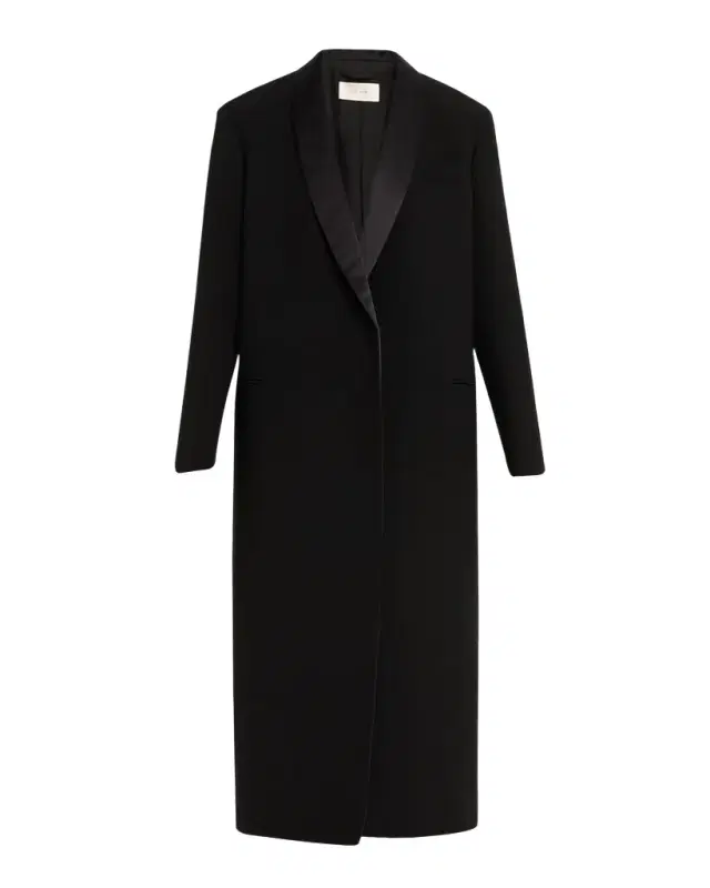 THE ROW Erdene Single-Breasted Wool Long Coat