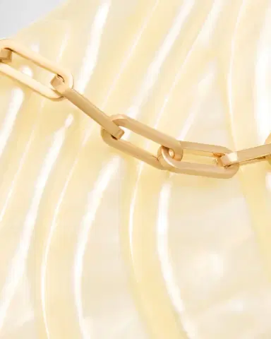 Cult Gaia Aura Sculptural Marbled Acrylic Clutch Bag | Thumbnail 6