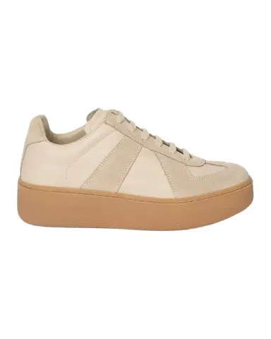 Maison Margiela Replica Mixed Leather Platform Sneakers | Thumbnail 1