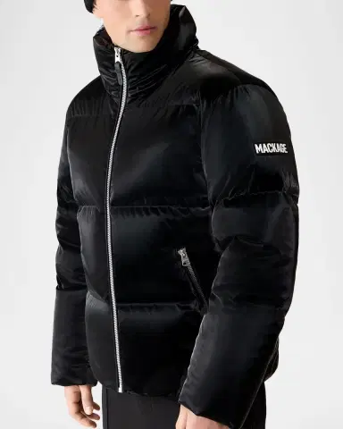 Mackage Men 's Kent-Glo High-Gloss Hooded Down Jacket | Thumbnail 5 Mackage Men 's Kent-Glo High-Gloss Hooded Down Jacket | Thumbnail 5