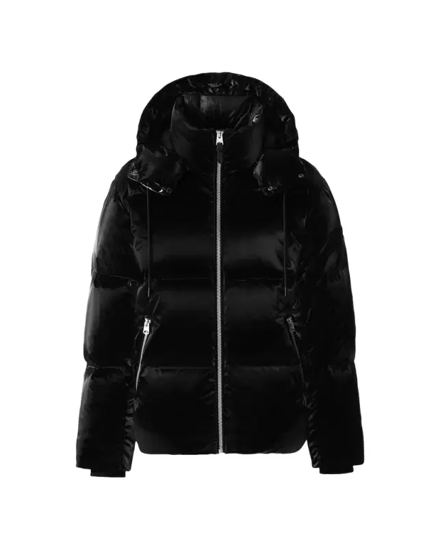 Mackage Men 's Kent-Glo High-Gloss Hooded Down Jacket
