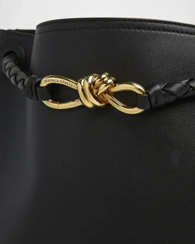 Bottega Veneta Borsa Leather Shoulder Bag | Thumbnail 5 Bottega Veneta Borsa Leather Shoulder Bag | Thumbnail 5